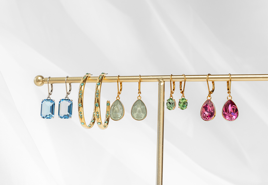 Colorful Crystal Earrings