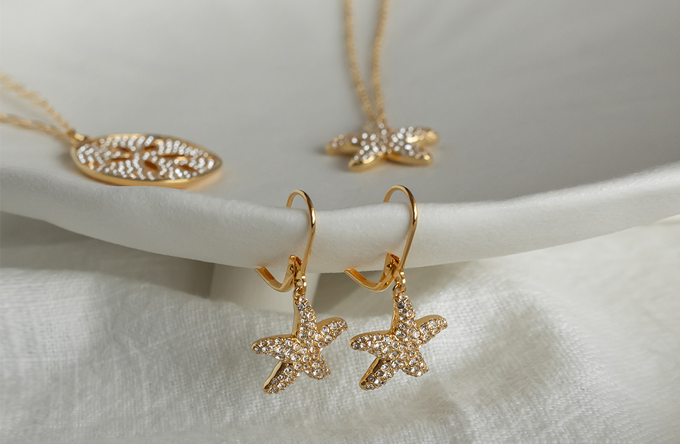 Golden Ocean inspired jewelry