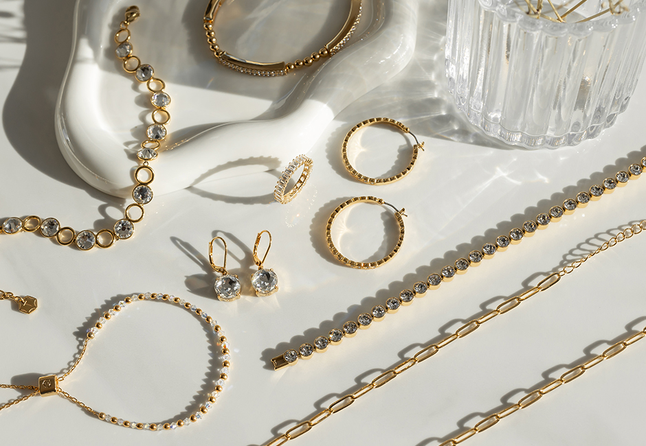 Golden Crystal Jewelry